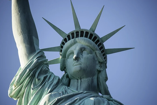 自由女神像 移民美国
